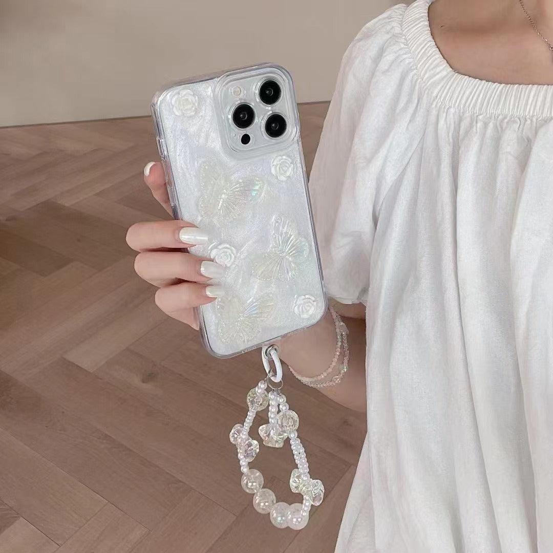 Elegant Butterfly Case with Charm