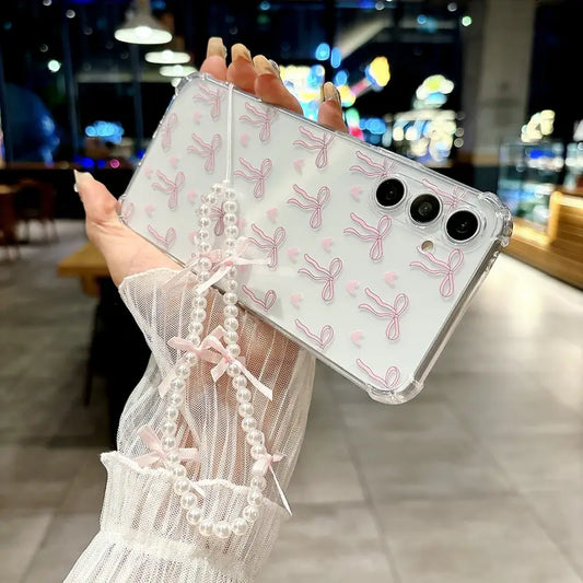 Bow Charm Cute Ribbons Phone Case - Samsung
