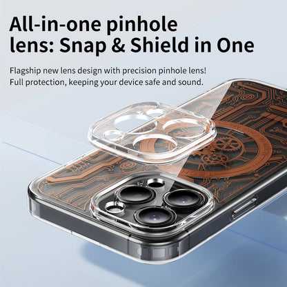 Futuristic Circuit Board Transparent Case - iPhone