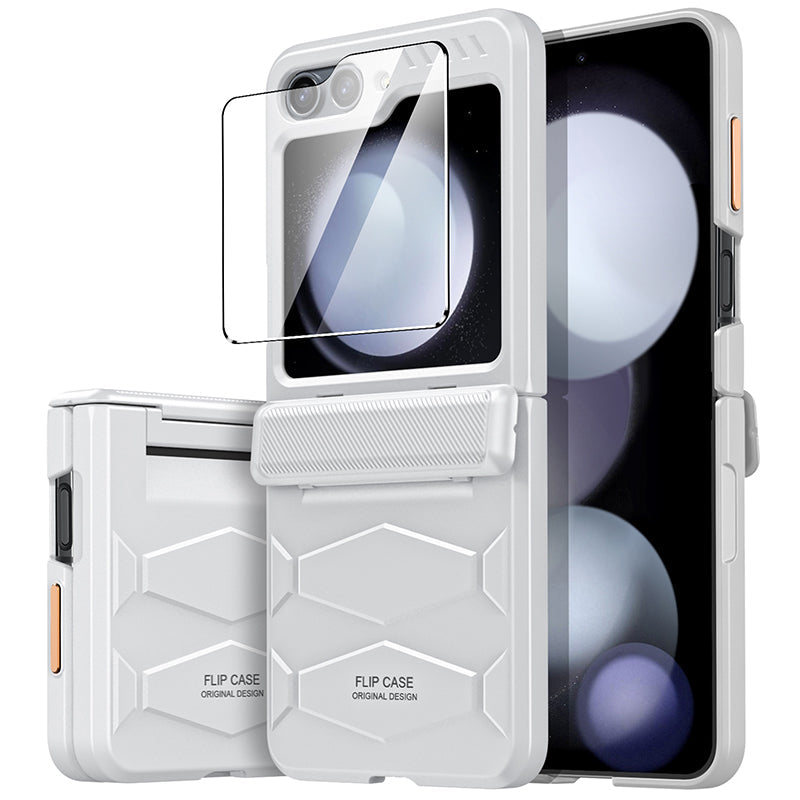 Galaxy Z Flip Series Reinforced Hexagon Armor Case