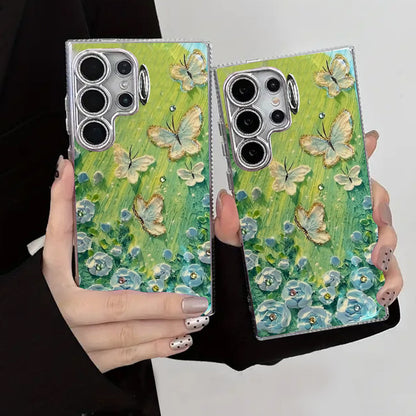 Sparkle Artful Butterfly Lens Stand Case - Samsung