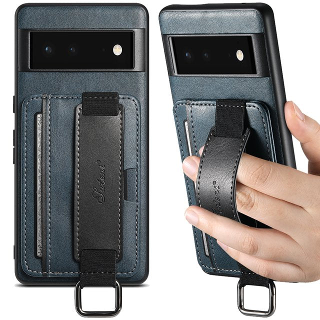 Urban Elegance Retro Card Holder Case - Google Pixel