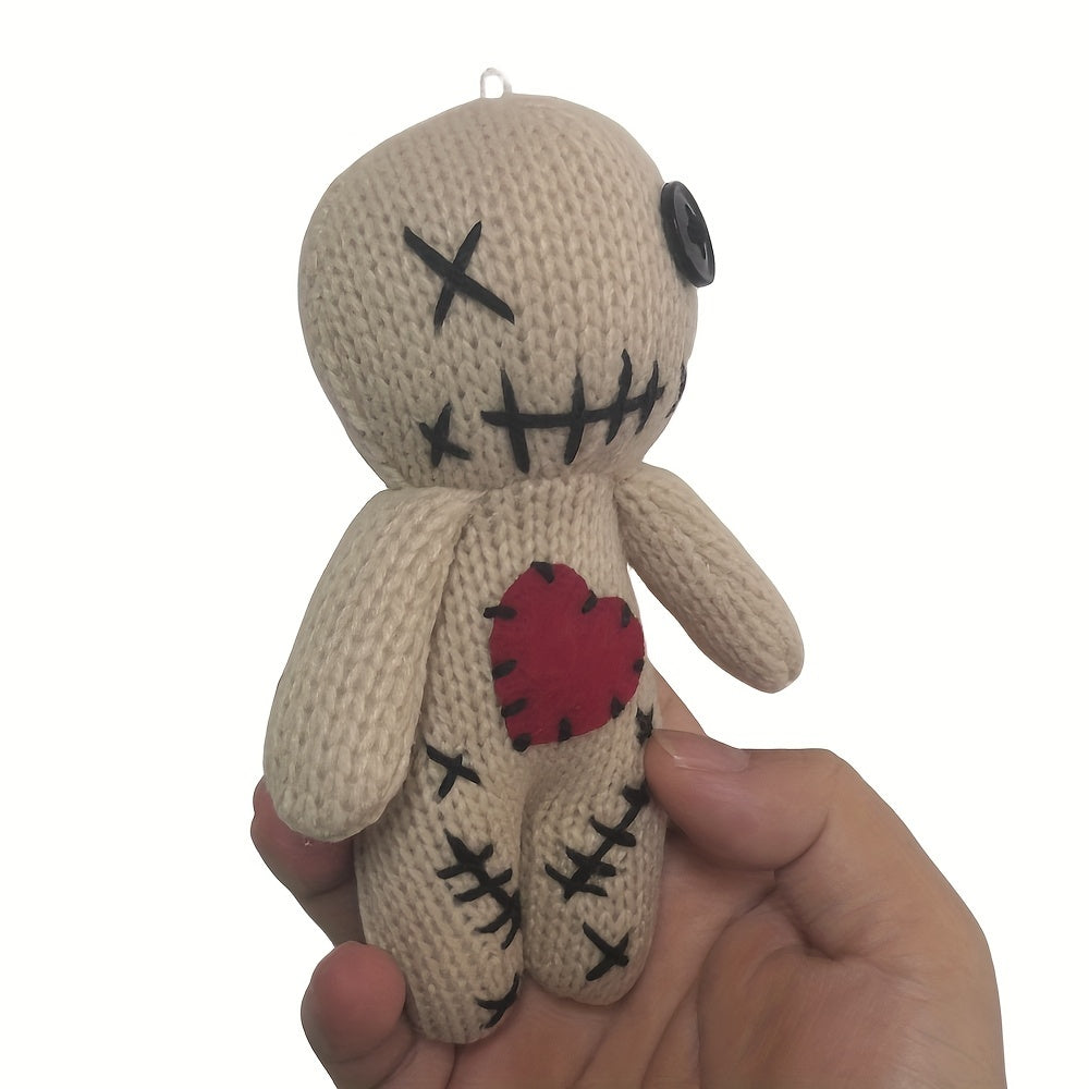 0207ba 1pc Ugly Handmade Thai Voodoo Doll Unique Accessory Halloween Scray Voodoo Dolls Creepy Ghost Doll Horror Christmas Ornaments For Witchcraft Trick Props
