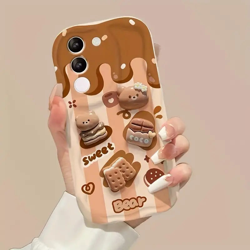Caramel Teddy Shell Phone Case - Samsung
