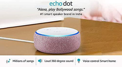 Certified Refurbished Echo Dot (3rd Gen)| Smart speaker with Alexa (Fig)