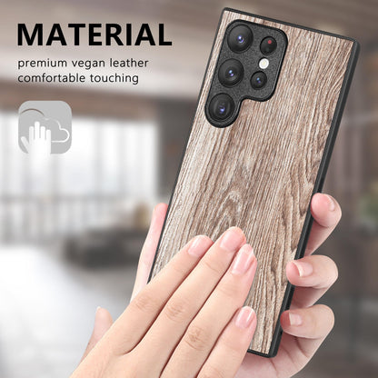 Rustic Artisan Blend Leather Wood Case - Samsung