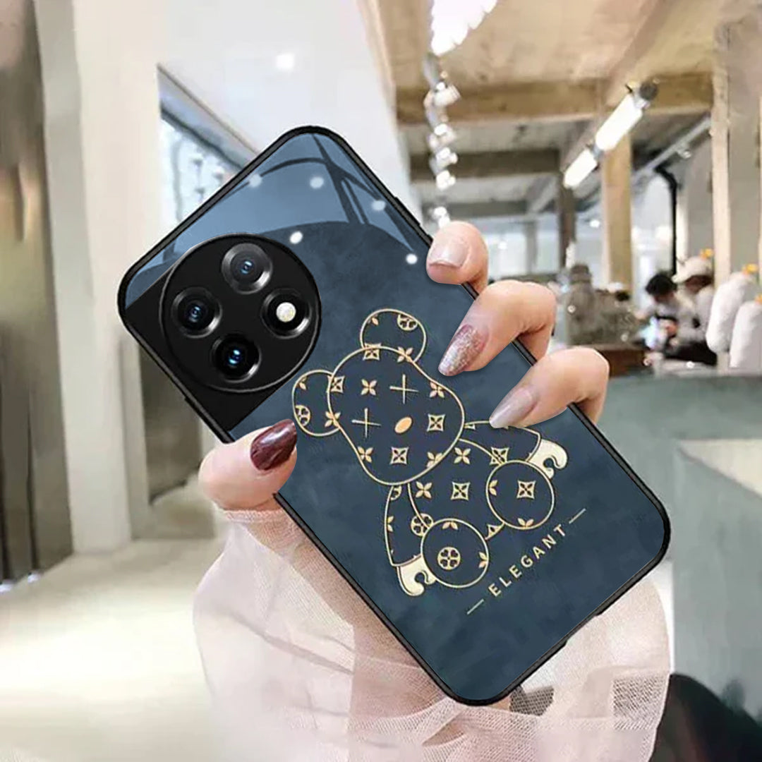 Luxury Bear Bricks Glass Phone Case  - OnePlus