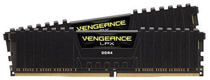 Corsair Vengeance LPX 16GB (2x8GB) DDR4 DRAM 2400MHz C14 Memory Kit - Black (CMK16GX4M2A2400C14)