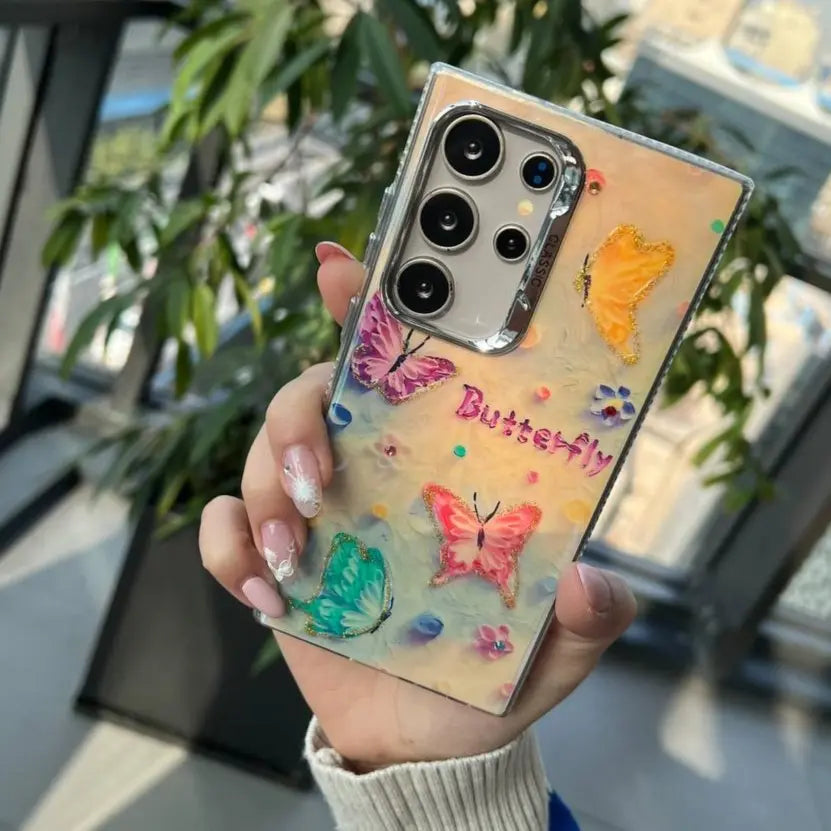 Colorful Butterfly Phone Case - Samsung