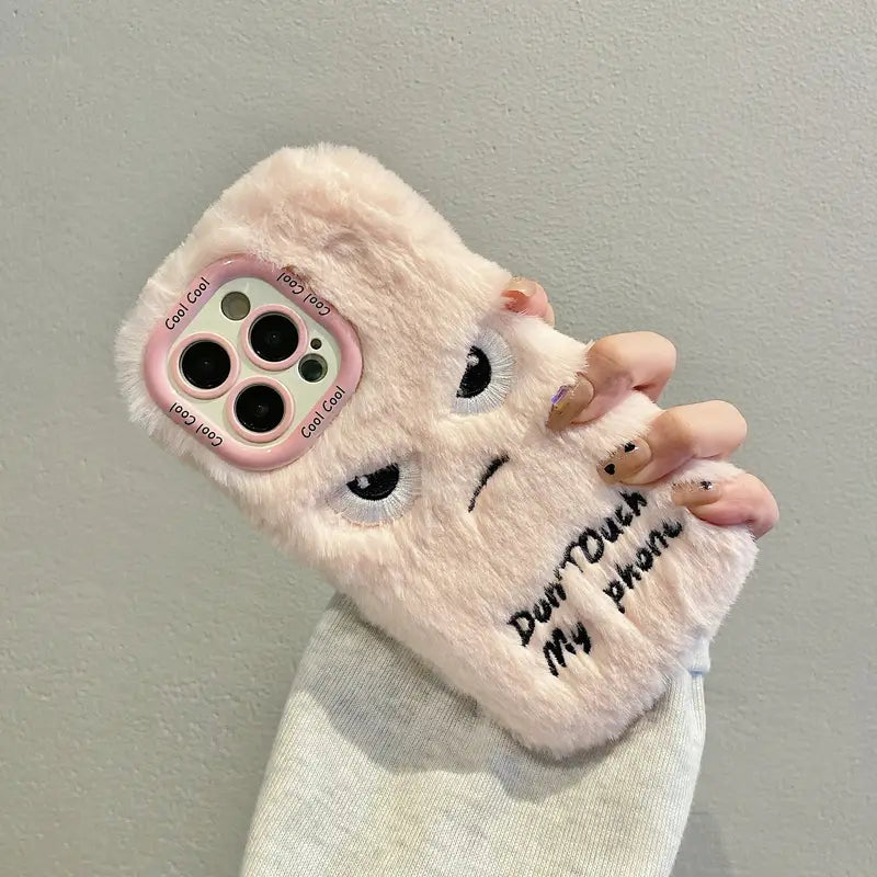 Don't Touch Fluffy Phone Case