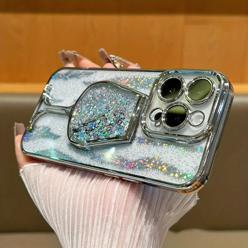 Sparkle & Sip Liquid Glitter Phone Case