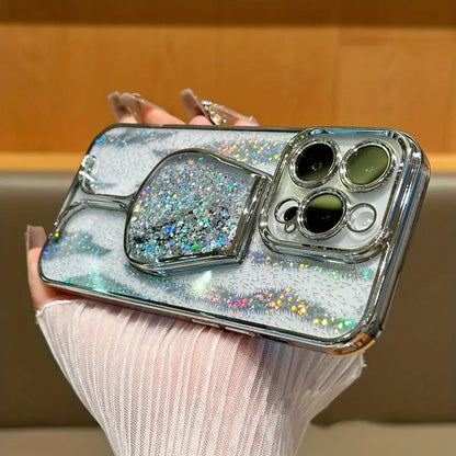 Sparkle & Sip Liquid Glitter Phone Case