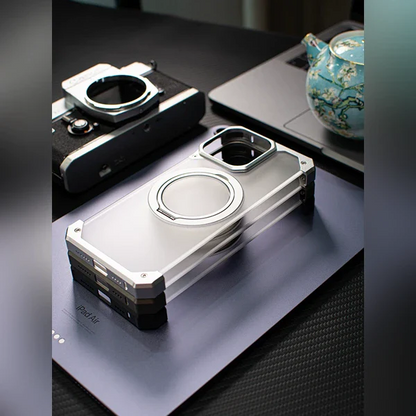 Assembled Magnetic Fulcrum Bracket Case - iPhone