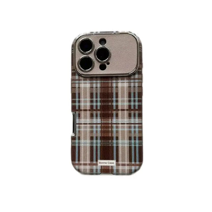 Vintage Chic Plaid Designer Case
