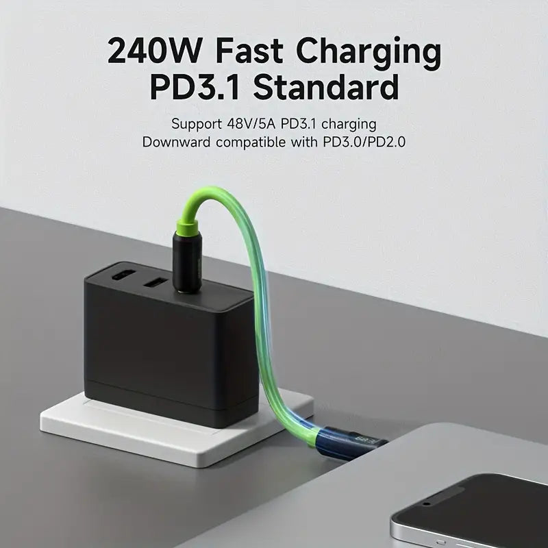 Thunderbolt 240W USB C to USB C Fast Charging Cable