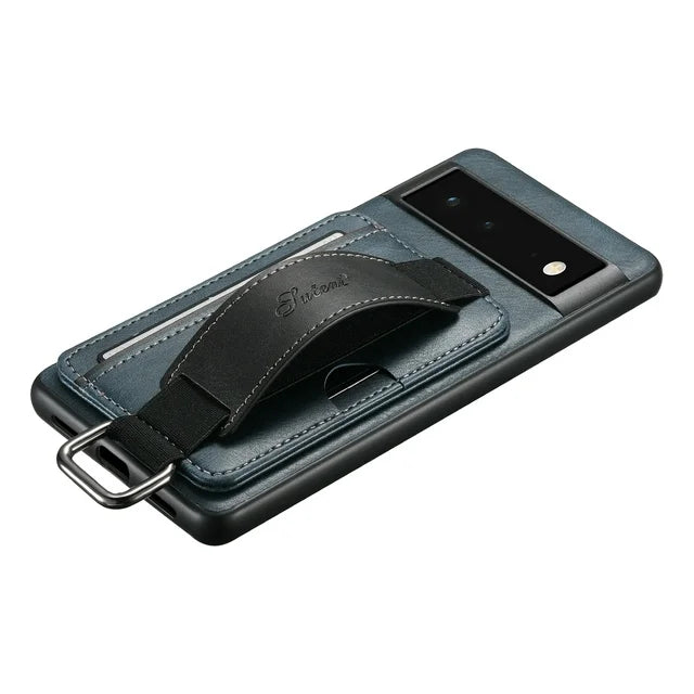 Urban Elegance Retro Card Holder Case - Google Pixel