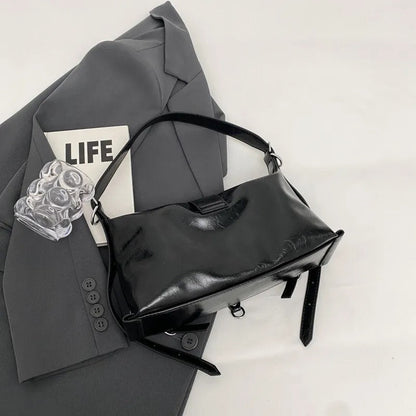 Adjustable Strap Crossbody Leather Bag