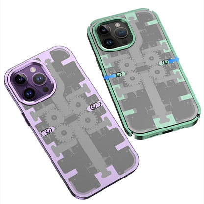 Frosted Metal Armored Gear Case - iPhone