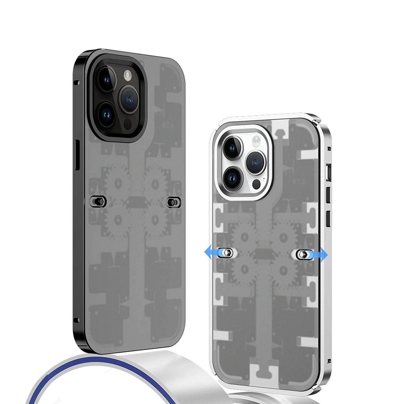 Frosted Metal Armored Gear Case - iPhone