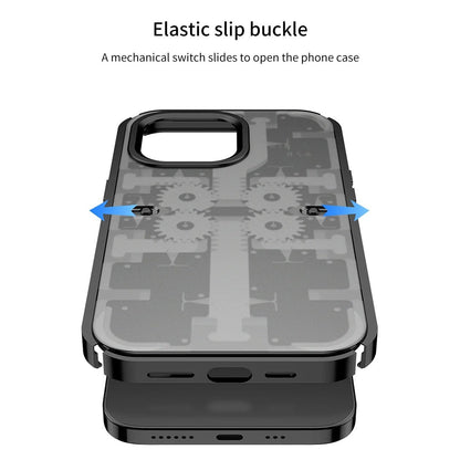 Frosted Metal Armored Gear Case - iPhone