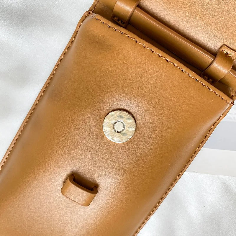 Chic Flap Closure Crossbody Bag