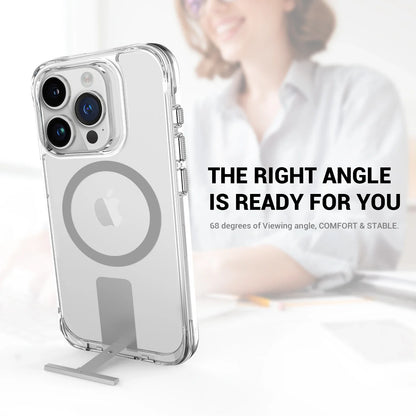 Minimalist Clear MagSafe KickStand Case - iPhone