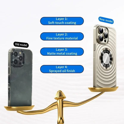 Magnetic Wave Pattern Soft Case - iPhone