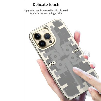 Frosted Metal Armored Gear Case - iPhone