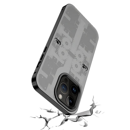 Frosted Metal Armored Gear Case - iPhone