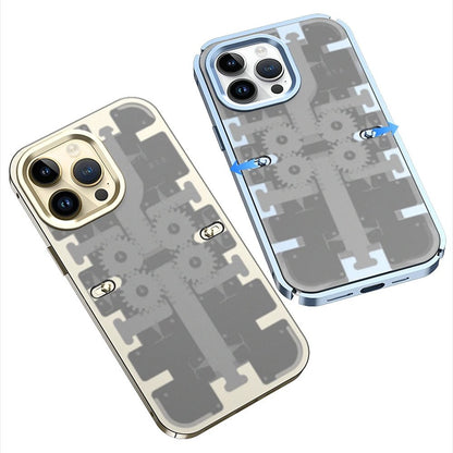Frosted Metal Armored Gear Case - iPhone