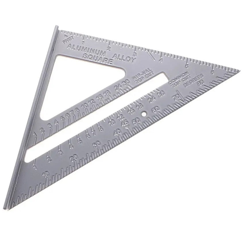 Metal-Body Triangle Double Sided Scale Ruler