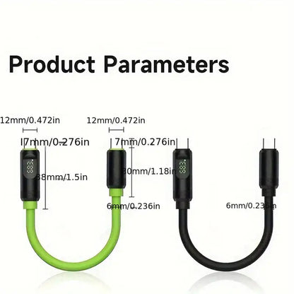 Thunderbolt 240W USB C to USB C Fast Charging Cable