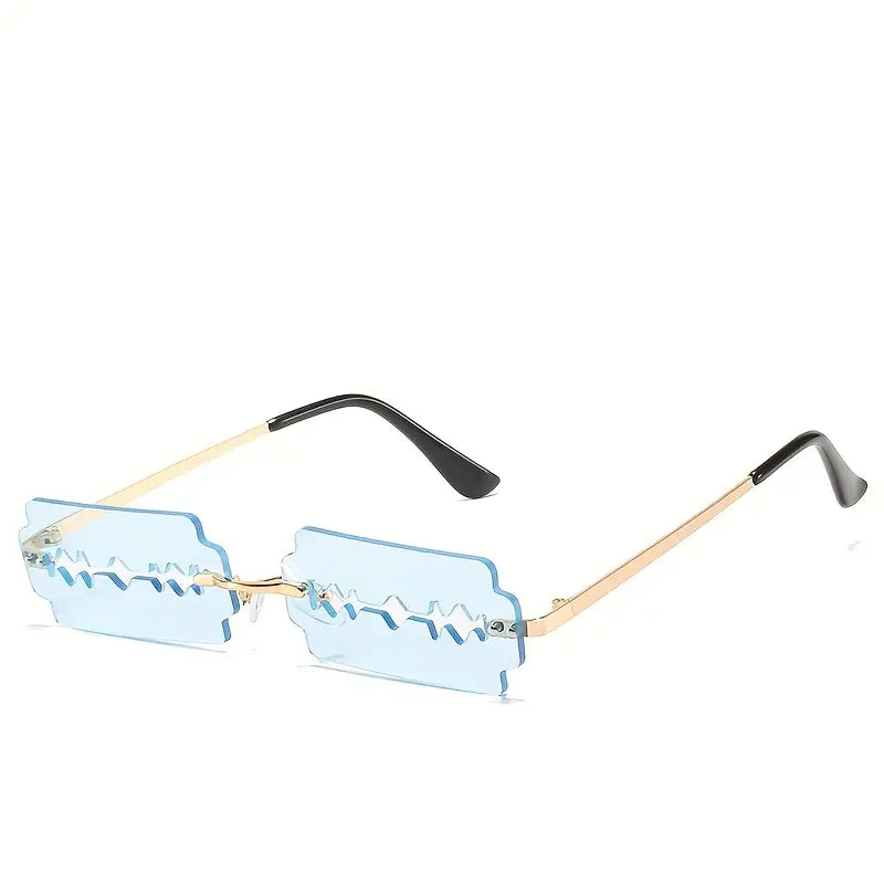 Bold Razor Edge Frameless Sunglasses