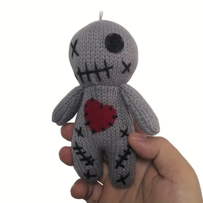 0207ba 1pc Ugly Handmade Thai Voodoo Doll Unique Accessory Halloween Scray Voodoo Dolls Creepy Ghost Doll Horror Christmas Ornaments For Witchcraft Trick Props