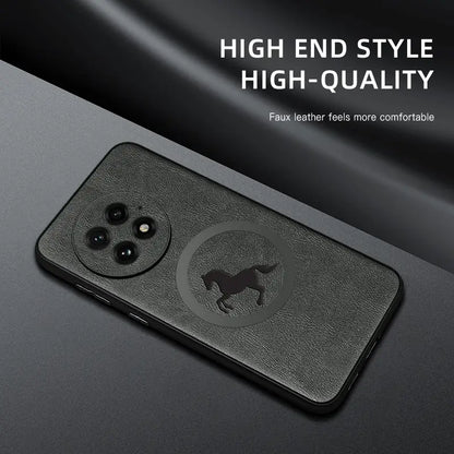 Jumping Horse Premium Faux Leather Case - OnePlus