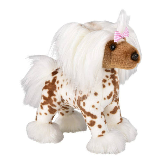 12" Heirloom Standing Chinese Credited Dog Plush For Kids