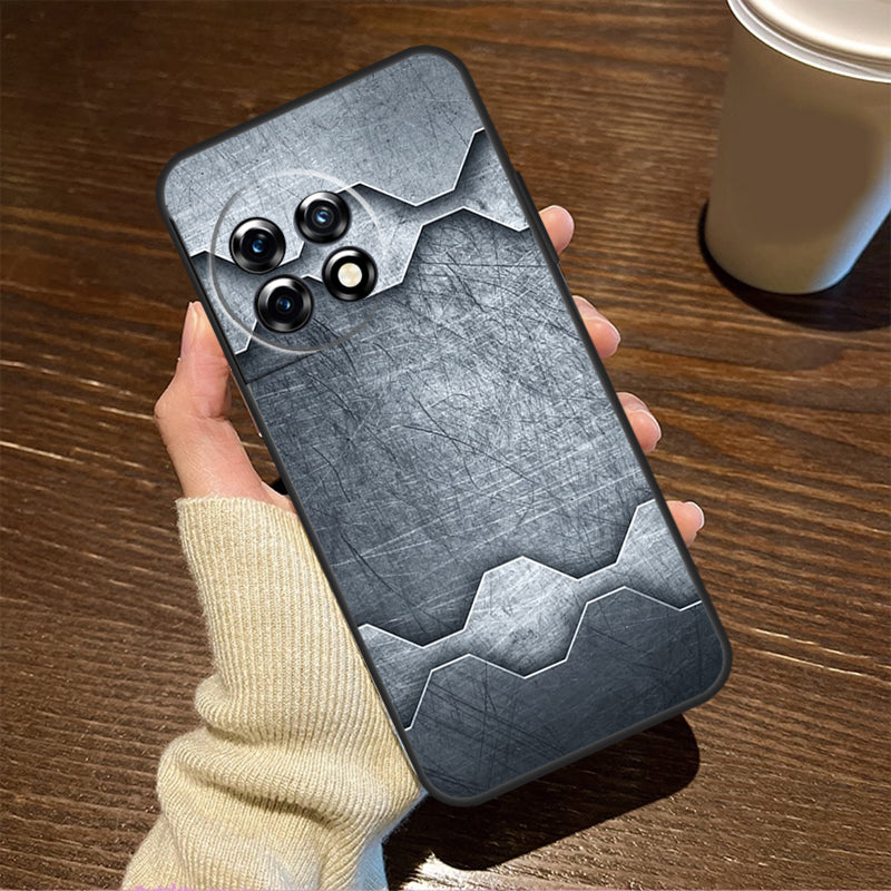 Ultimate Iron Armor Metal Pattern Case - OnePlus