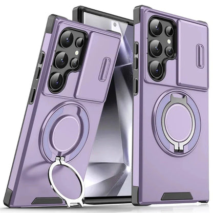 Innovative Slide Camera Magnetic Stand Case - Samsung