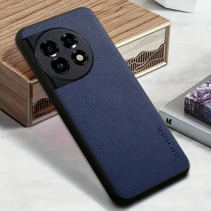 Exquisite Grain Leather Shield Case - OnePlus