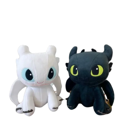 2808TA Hot Plush How to Train Your Dragon Toys Kawaii White black dinosaurs Animal Stuffed Plush Toys In Stock Plush kid Birthday Gifts