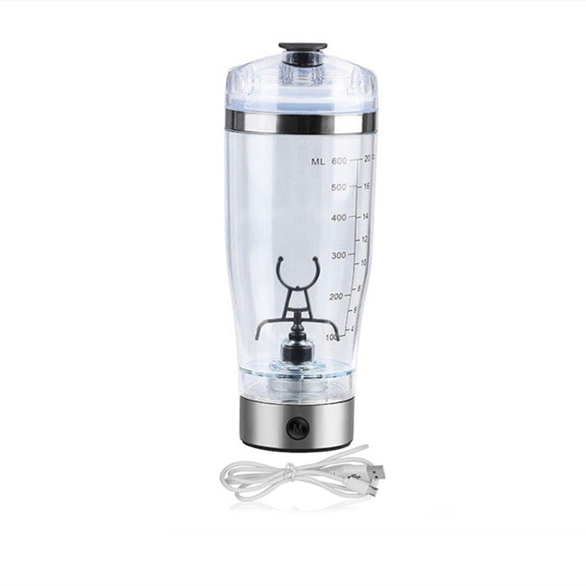 Electric Protein Shake Stirrer USB Shake Bottle Milk Coffee Blender Kettle Sports .