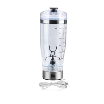 Electric Protein Shake Stirrer USB Shake Bottle Milk Coffee Blender Kettle Sports .