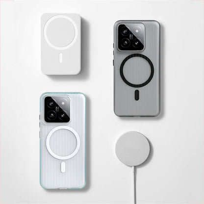 Geometric 3D Stripes MagSafe Case - Xiaomi