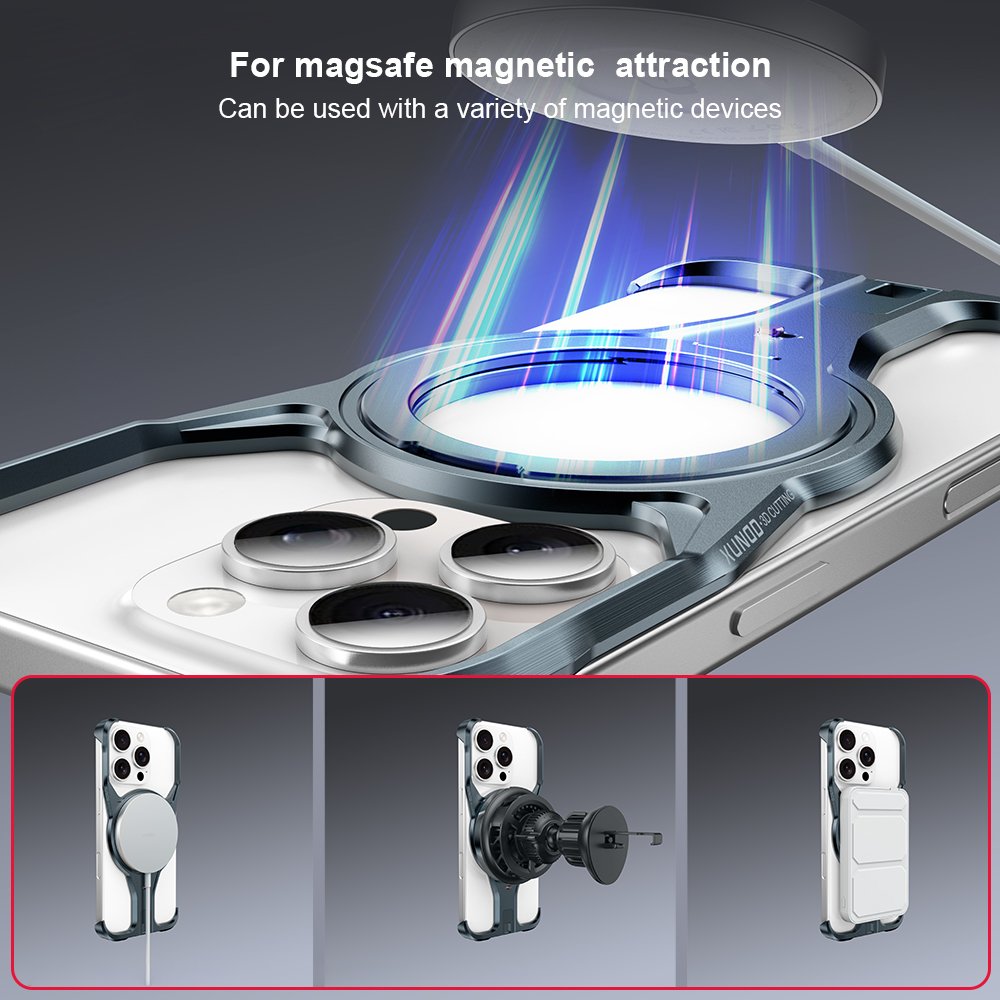 Luxury Rotating Magnetic Stand Case - iPhone