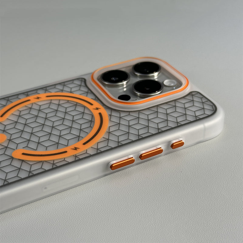 Dynamic 3D Hexagonal MagSafe Case - iPhone