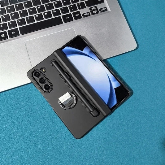 Galaxy Z Fold Series Ergonomic Ring Holder Case