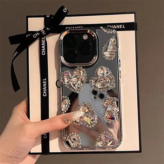 Shimmering Heart Charm Case