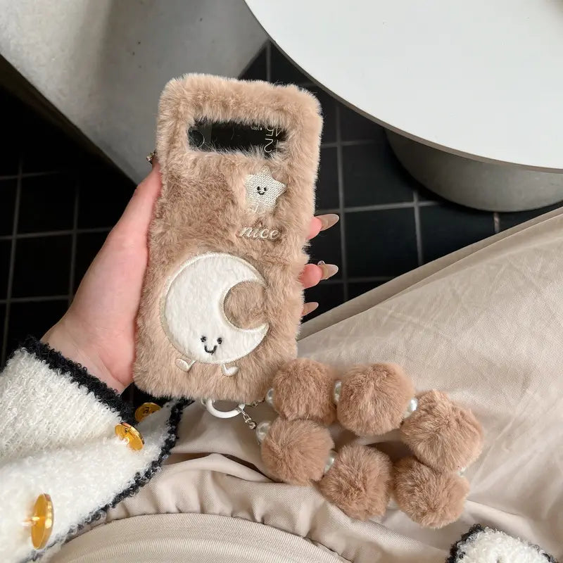 Starry Dream Plush Phone Case - Samsung