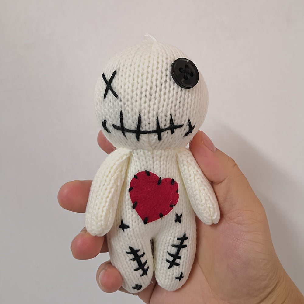 0207ba 1pc Ugly Handmade Thai Voodoo Doll Unique Accessory Halloween Scray Voodoo Dolls Creepy Ghost Doll Horror Christmas Ornaments For Witchcraft Trick Props