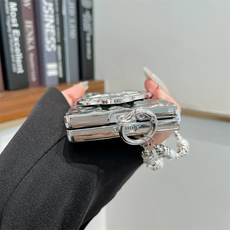 Glossy Gyroscope Kickstand Case with Charm - Samsung